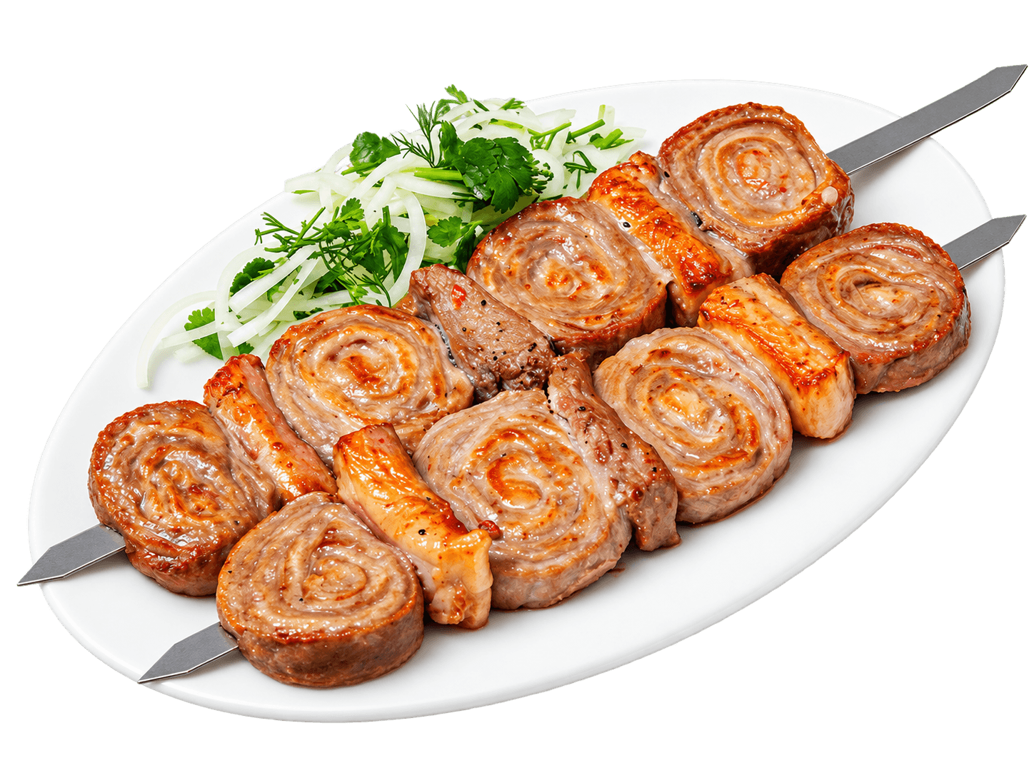 Шашлык-рулет с курдюком